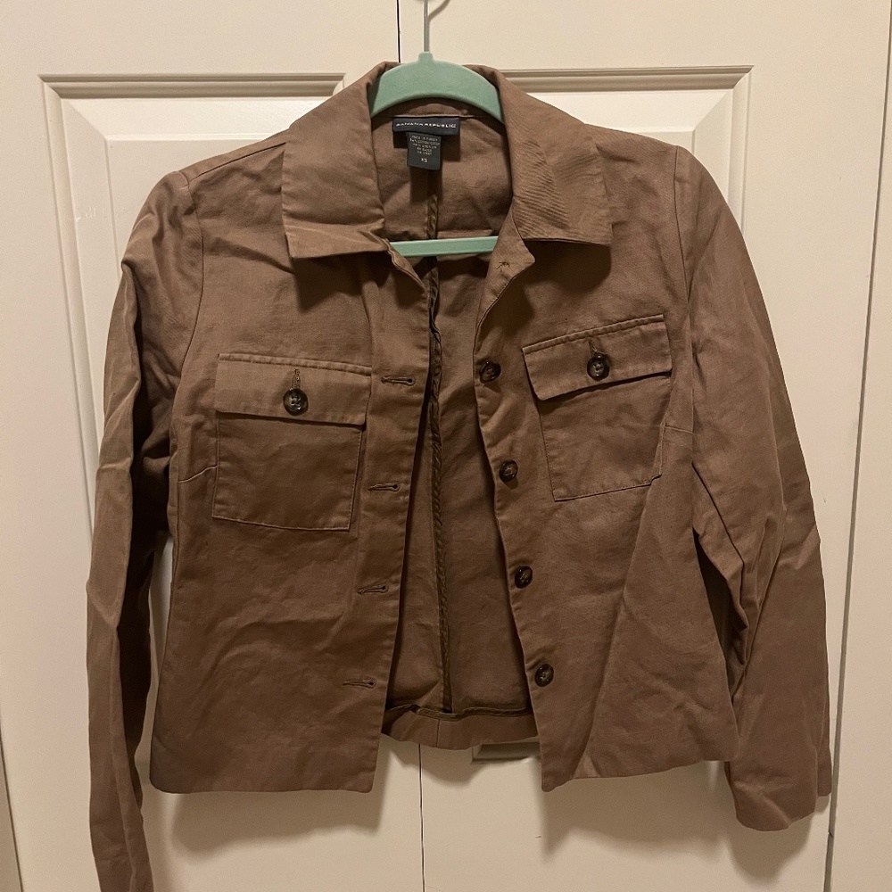 Like New vintage banana republic shacket